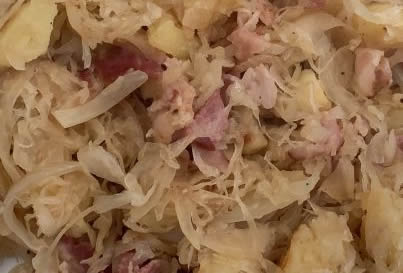 Bratkartoffel-Kraut-Pfanne 